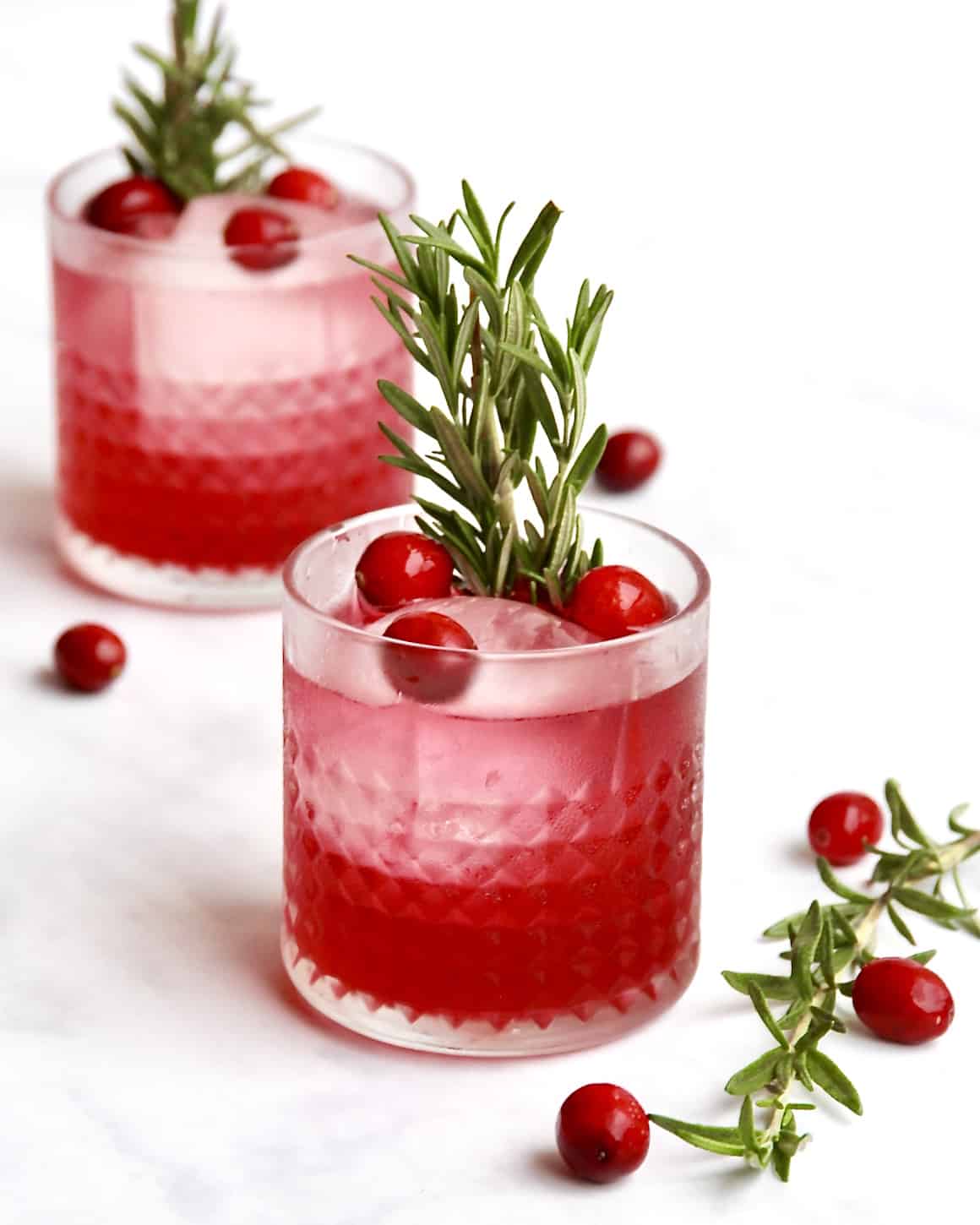 Cranberry Cheer Cocktail by The BakerMama