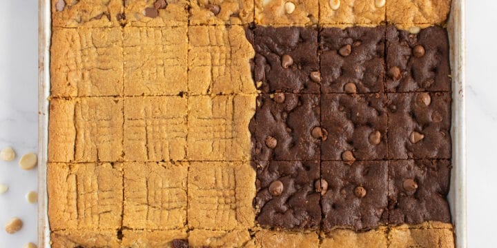 6-in-1 Sheet Pan Cookie Bars by The BakerMama