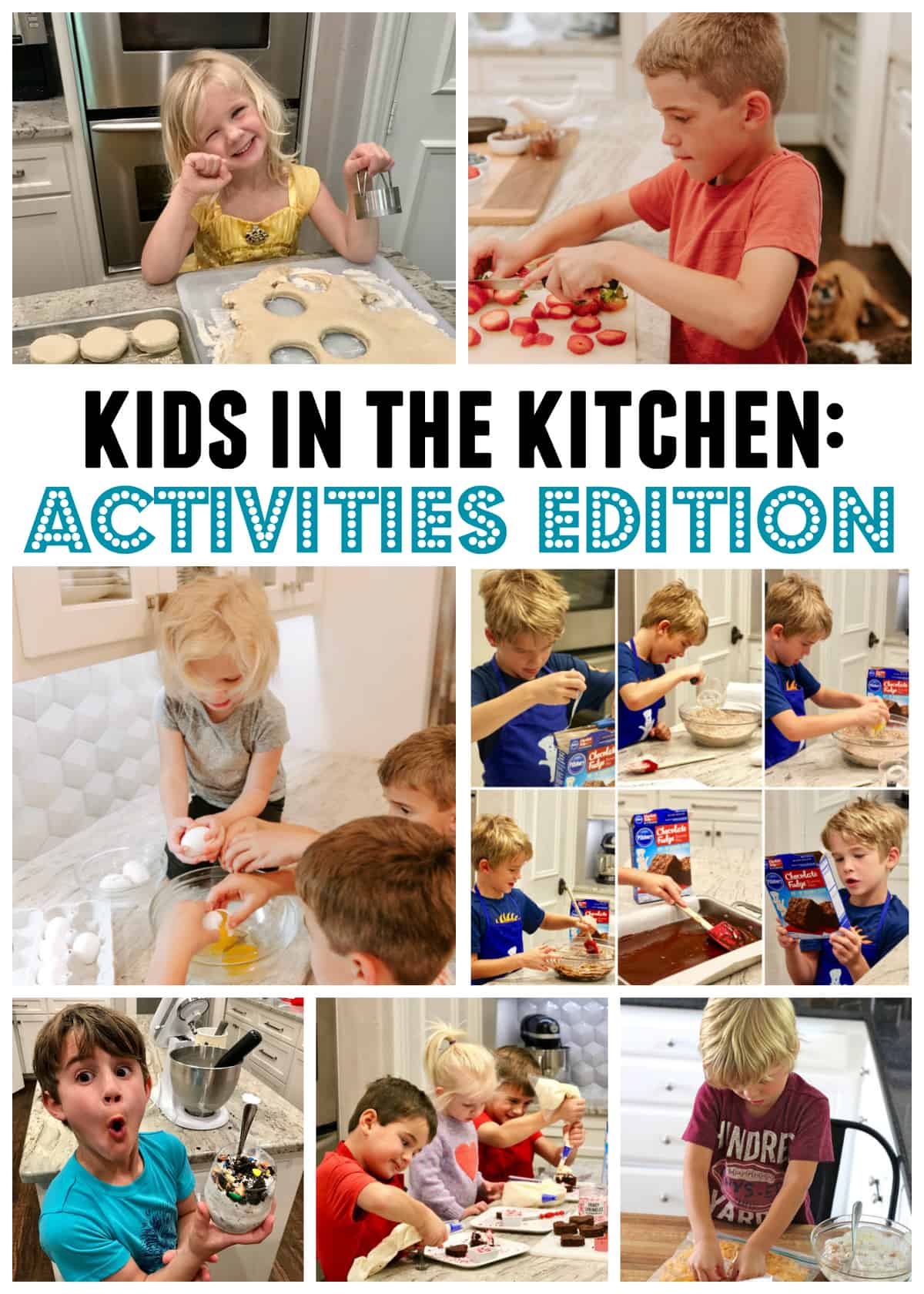 Kids In The Kitchen Activities Edition 5x7 Card