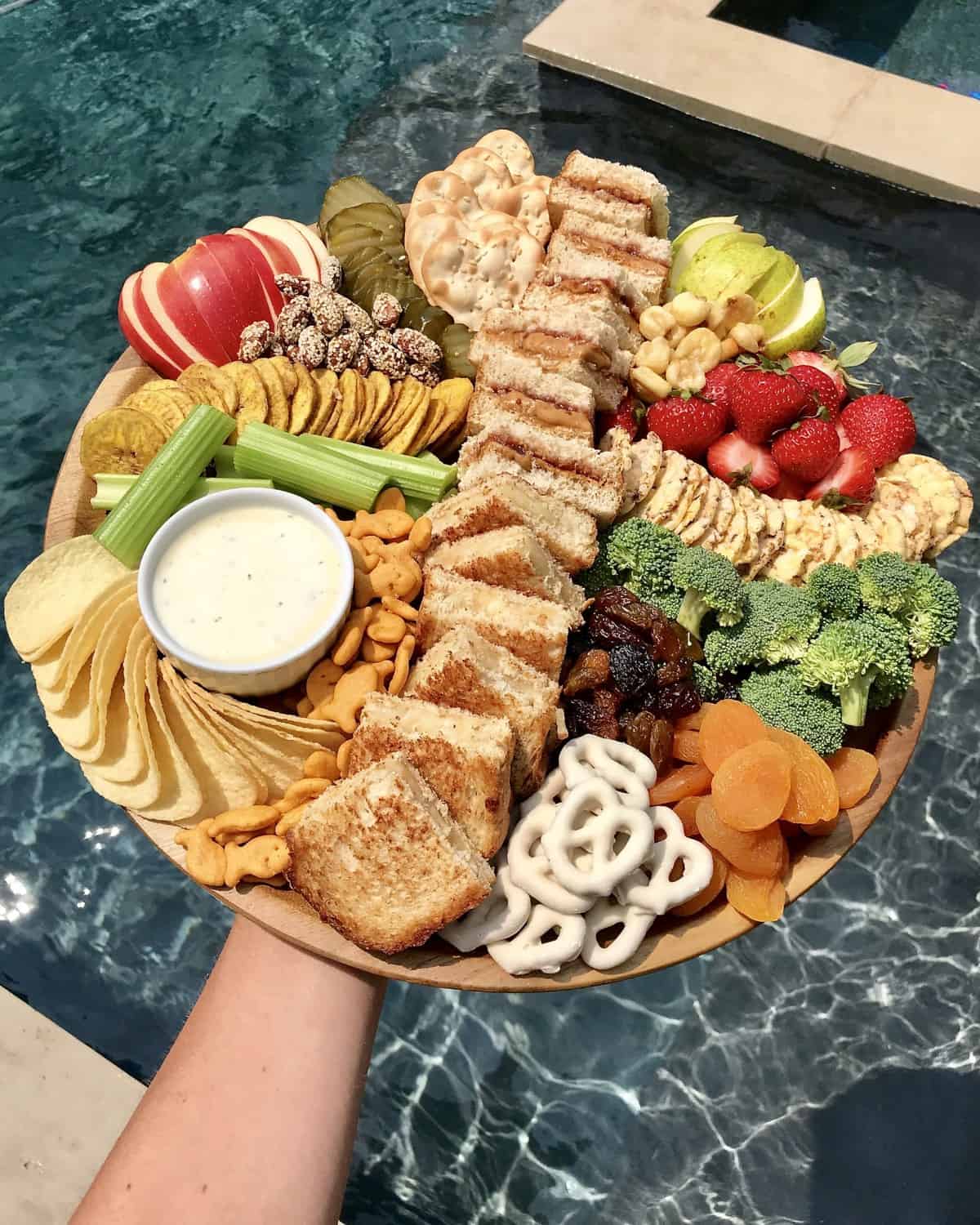 Trader Joe's Cheese and Charcuterie Board - The BakerMama