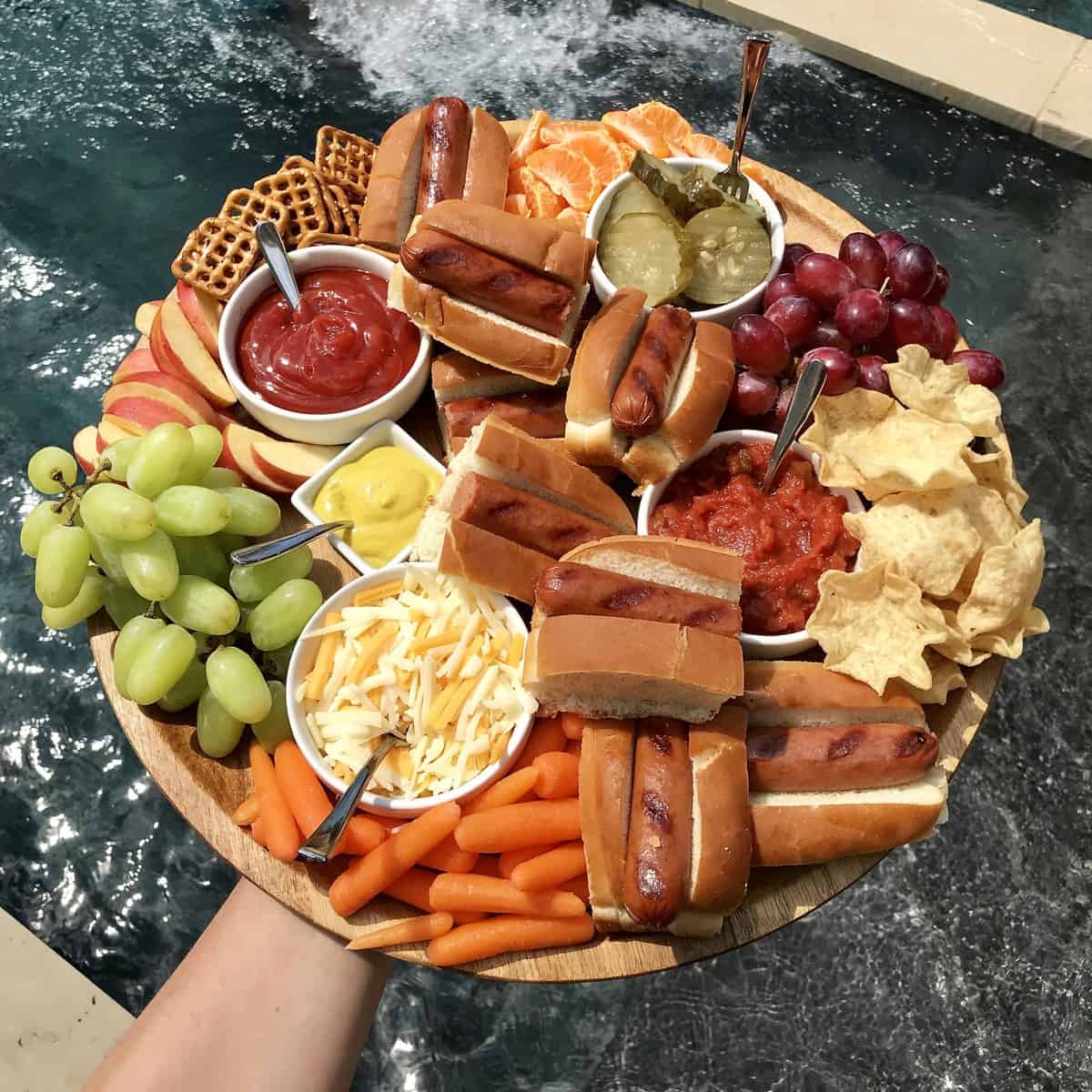 How To Make A Hot Dog Board - Hot Dog Charcuterie Boards