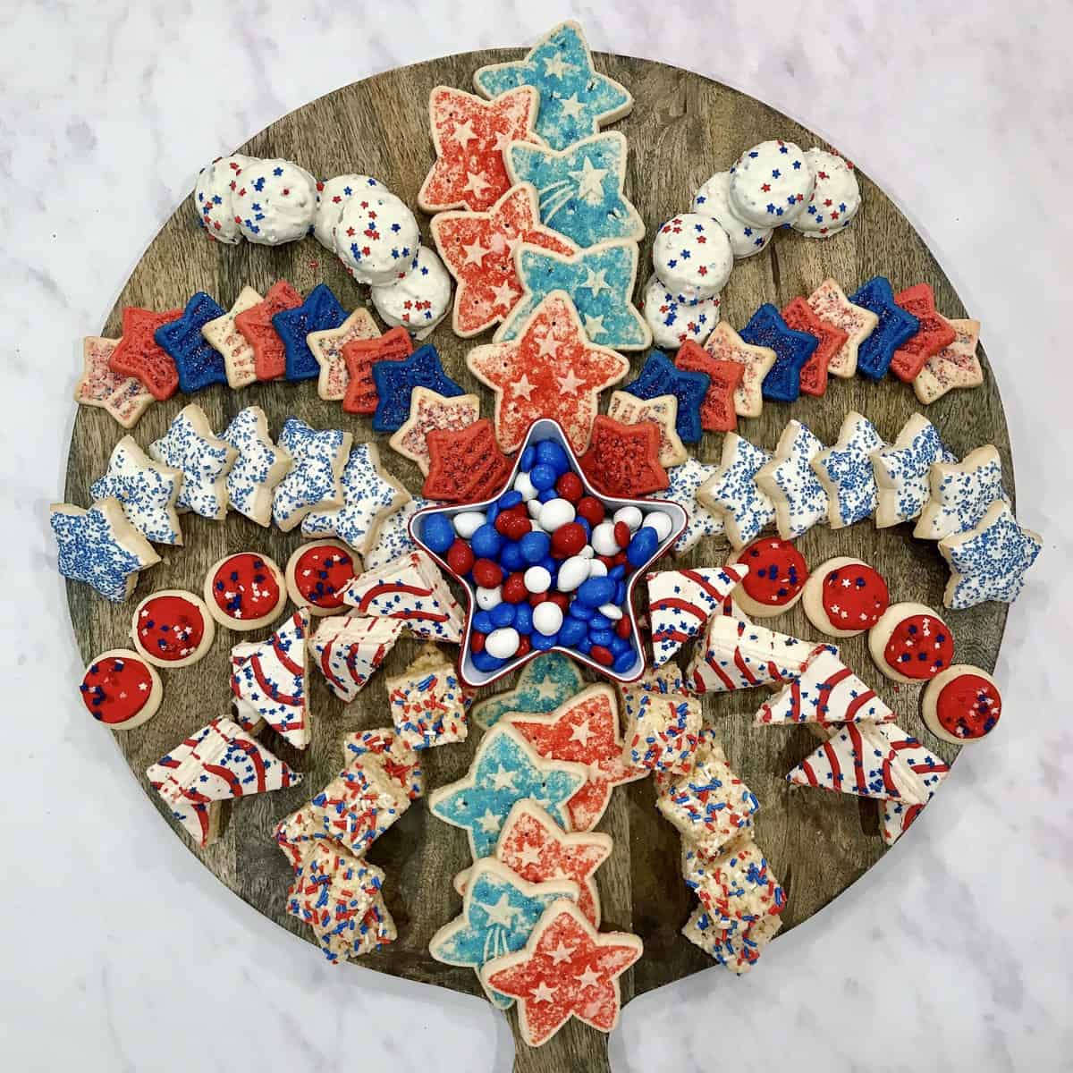 Star-Spangled Sweets Board by The BakerMama