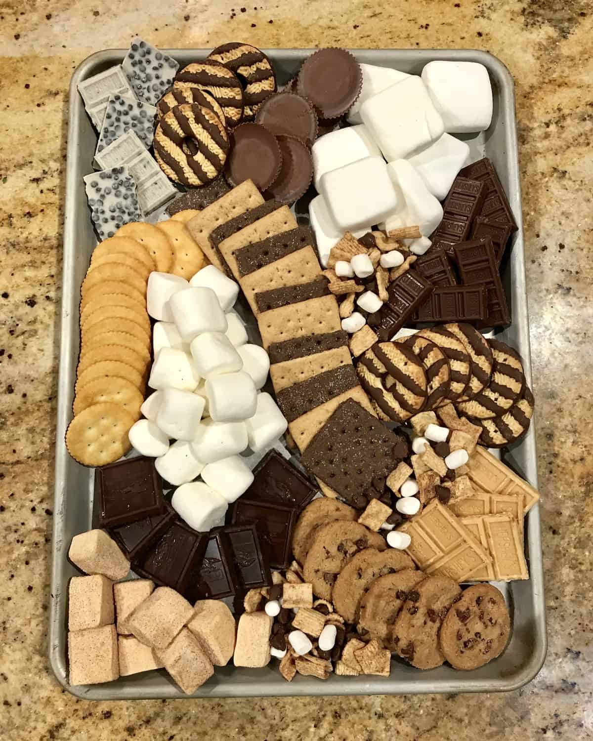 Smores Board and Smores Tray Inspiration - The BakerMama