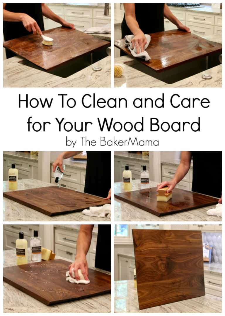 How to Clean and Care for Your Wood Board The BakerMama