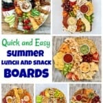 Summer Lunch and Snack Boards