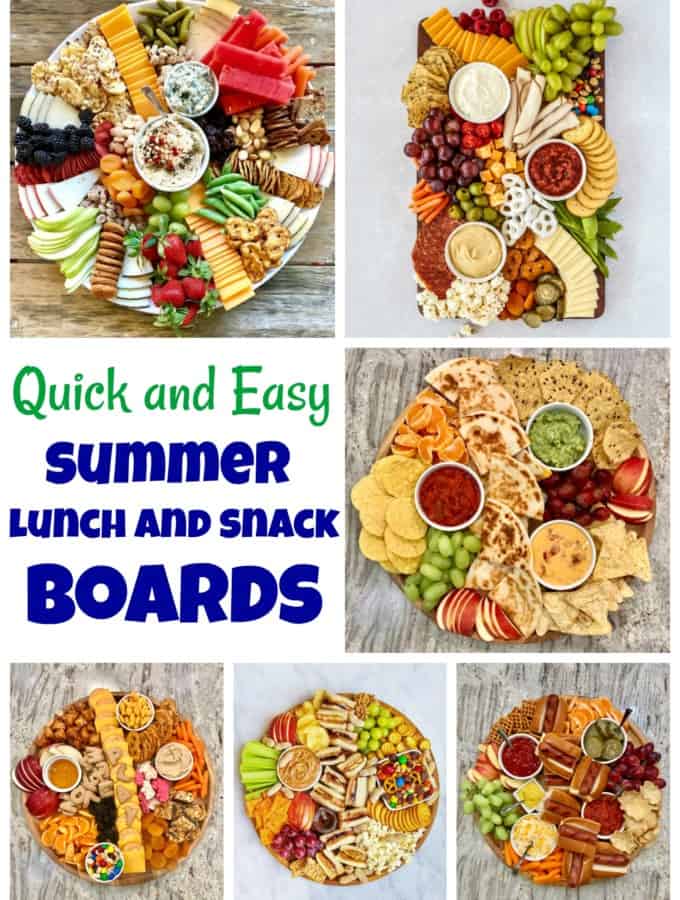Lunch and Snack Boards by The BakerMama