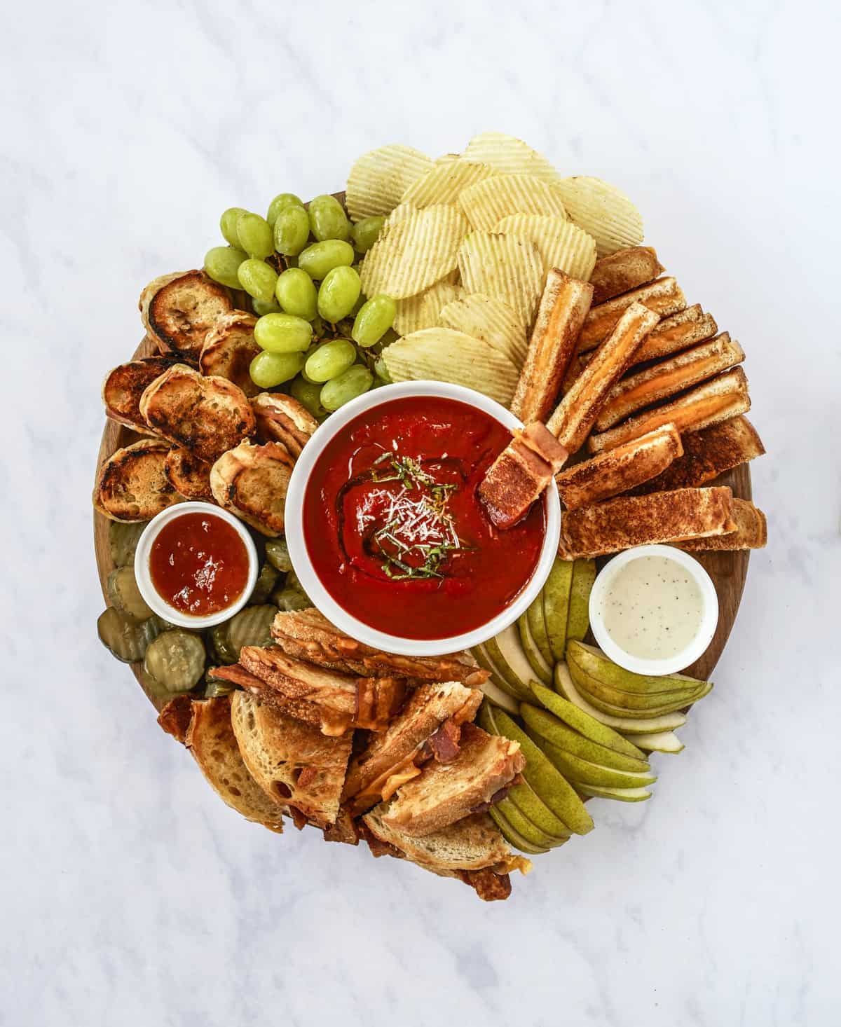 Grilled Cheese Board by The BakerMama