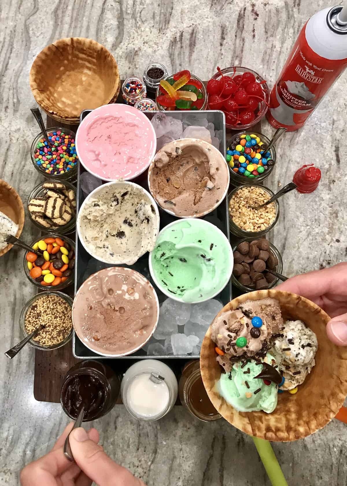 How to Build an Ice Cream Sundae Bar