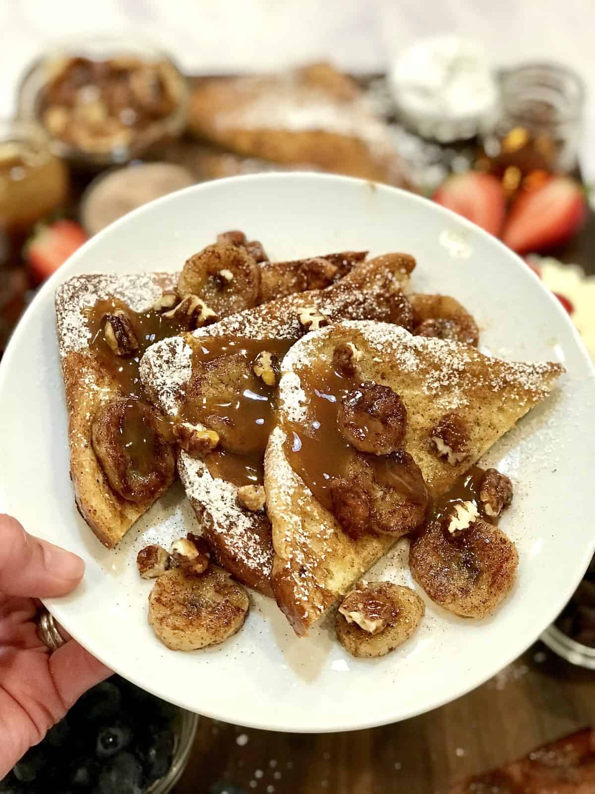 French Toast Waffle Sticks - The BakerMama