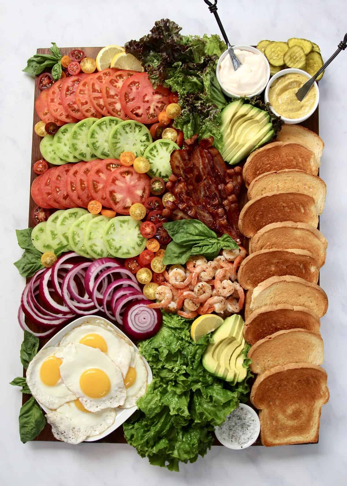 Build-Your-Own BLT Board by The BakerMama