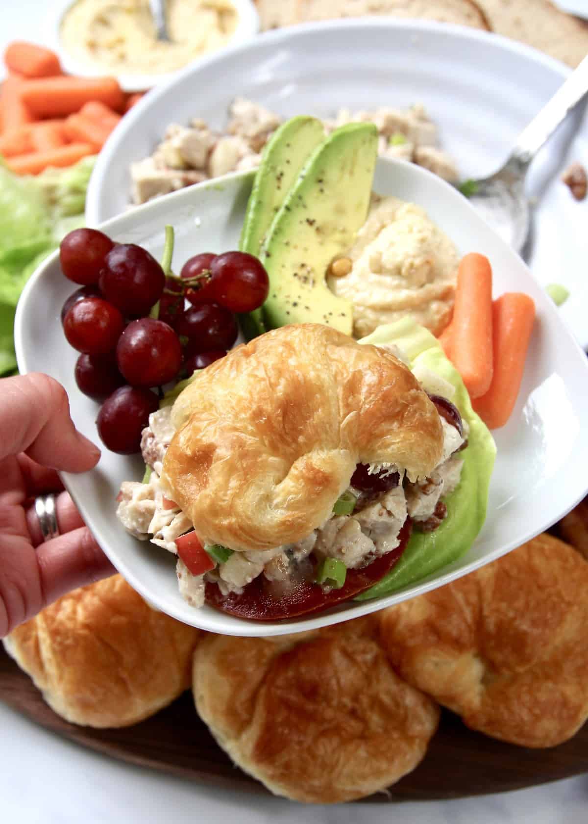 Build-Your-Own Chicken Salad Sandwich Board by The BakerMama