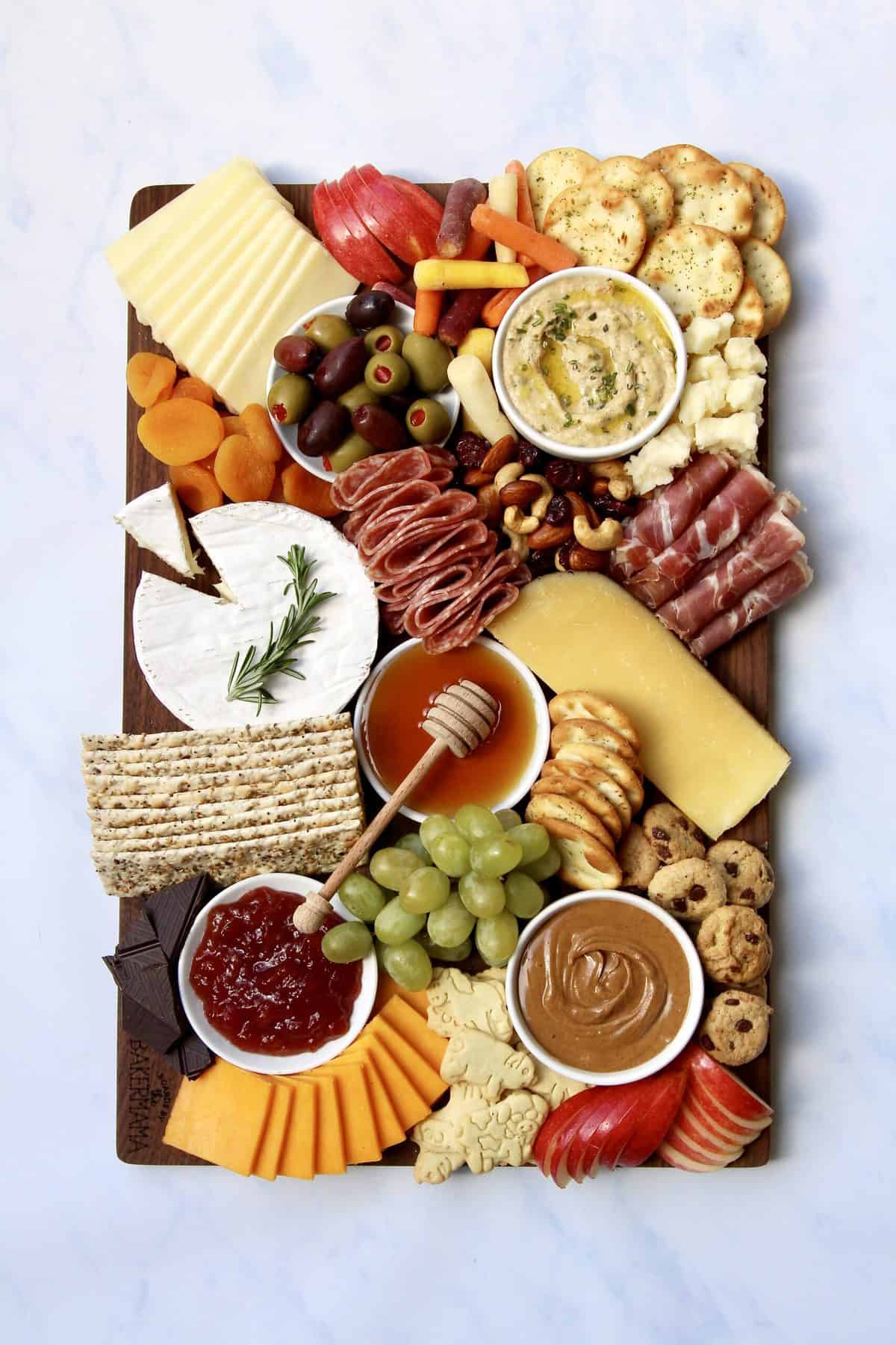 Party Grazing Snack Tray - With Peanut Butter on Top