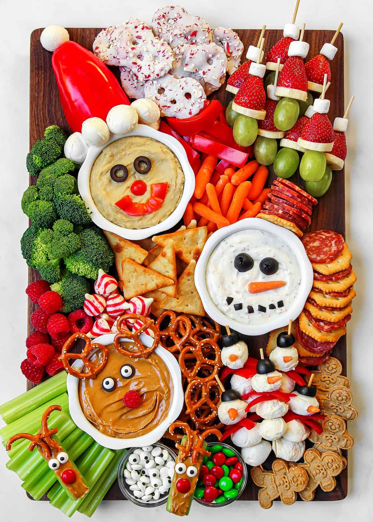 Holly Jolly Kid's Snack Board by The BakerMama