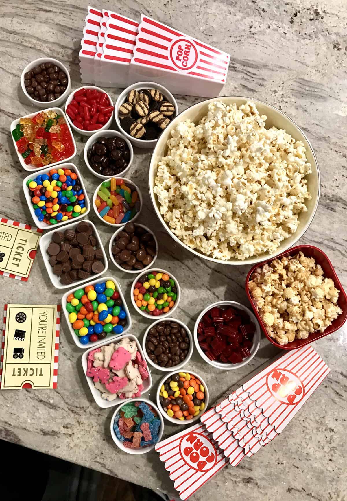 Fill-Your-Own Popcorn Box Spread by The BakerMama