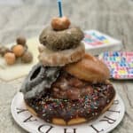 Birthday Donut Cake