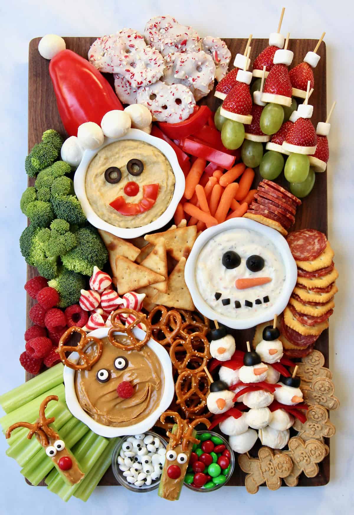 Holly Jolly Kids Snack Board