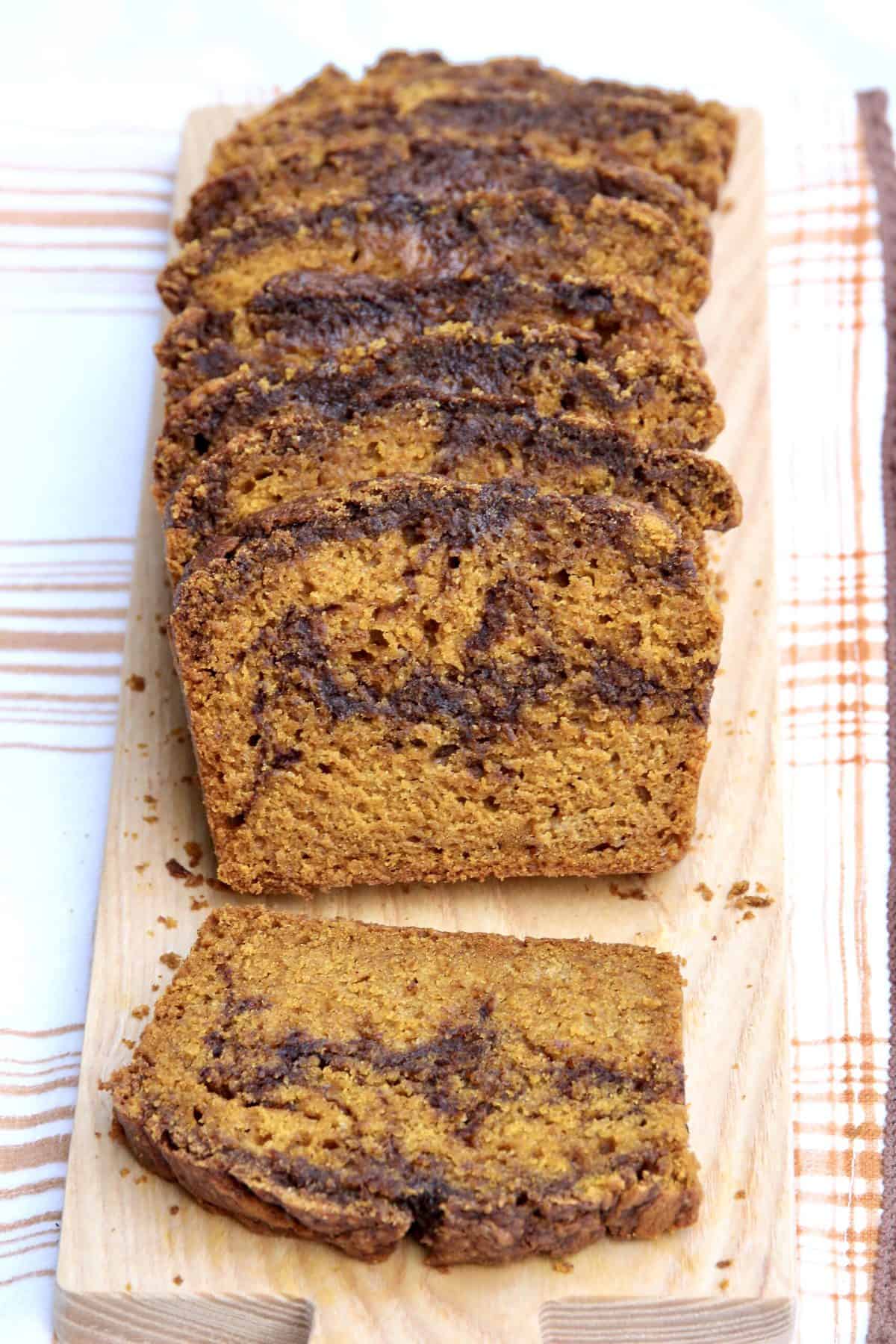 Cinnamon Swirled Pumpkin Bread