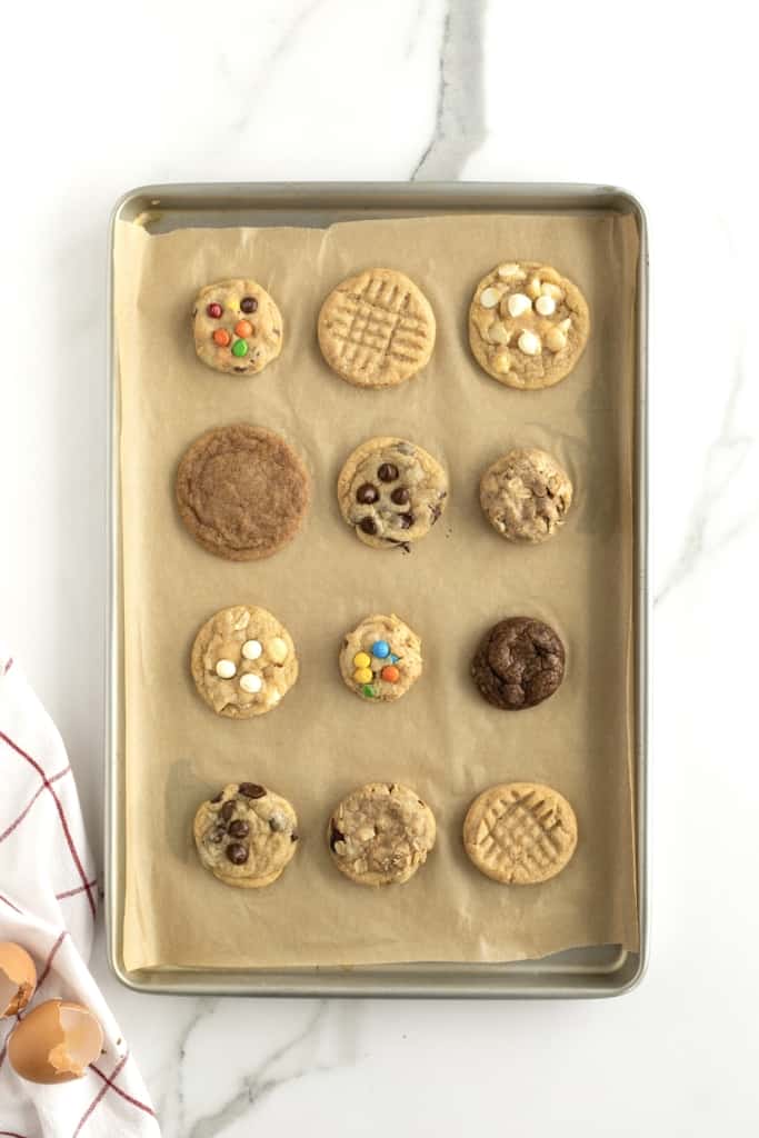 One Cookie Dough Seven Possible Flavors - The BakerMama