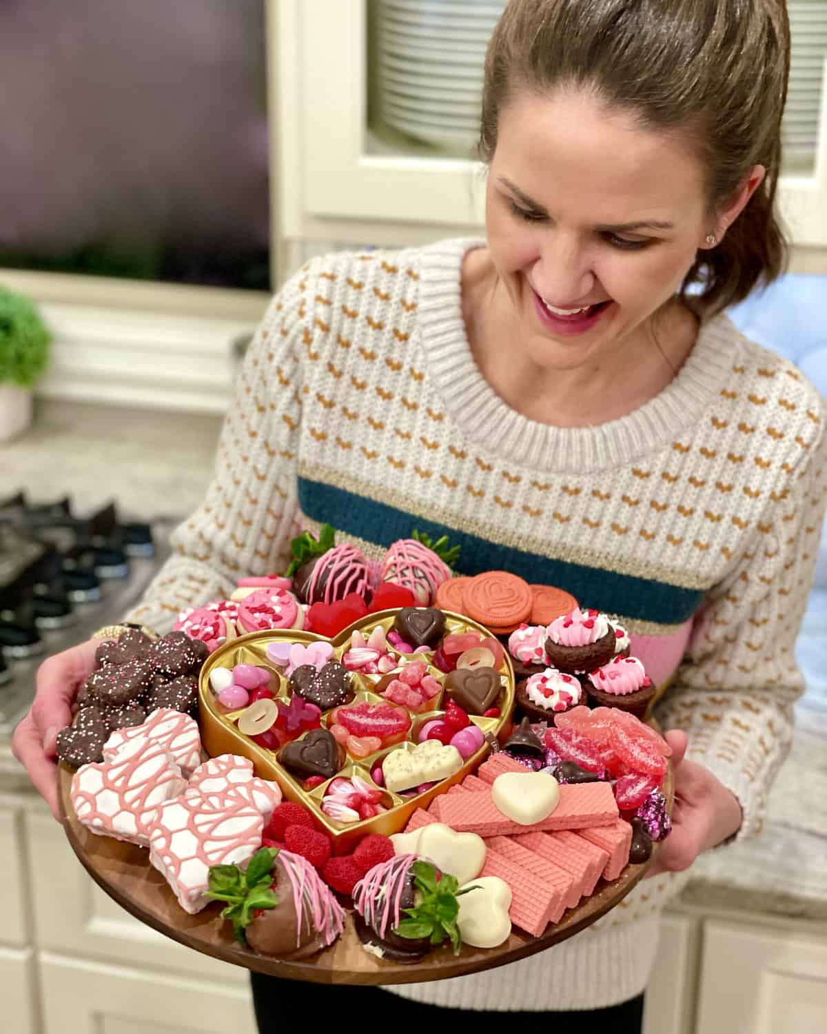 Galentine's Day Dessert Charcuterie Board - Sarah's Day Off