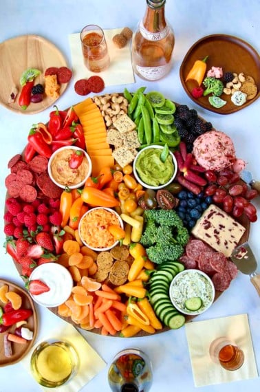Eat the Rainbow Snack Board by The BakerMama