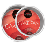 2-Piece Round Cake Pan Set - Includes 6" and 9" Aluminum Pans