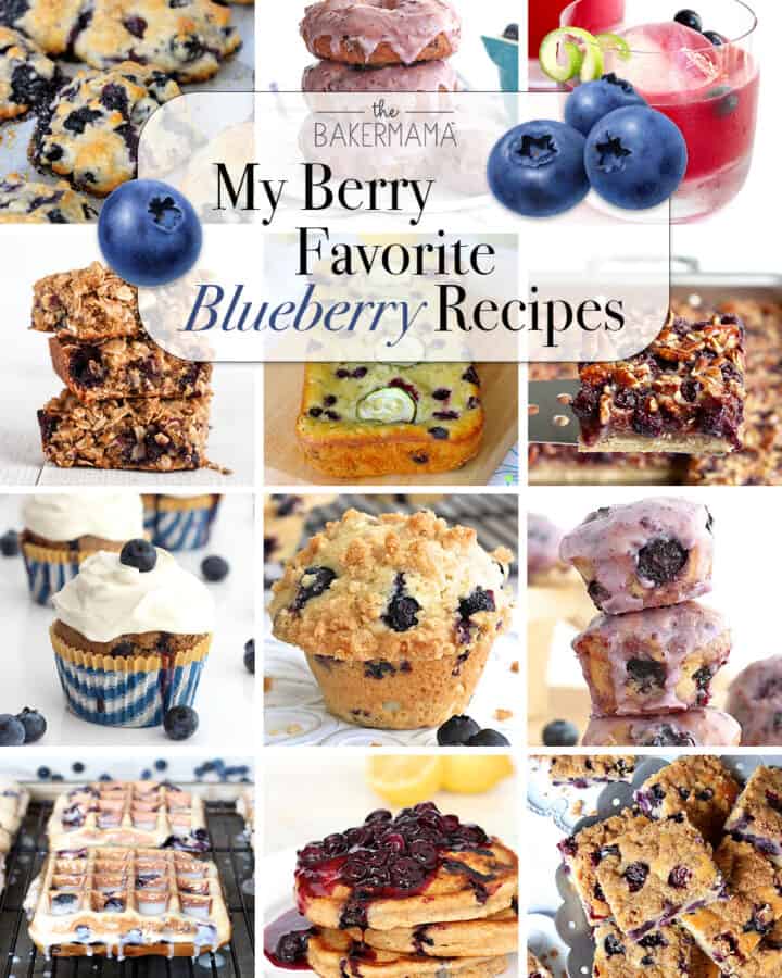 Berry Favorite Blueberry Recipes by The BakerMama