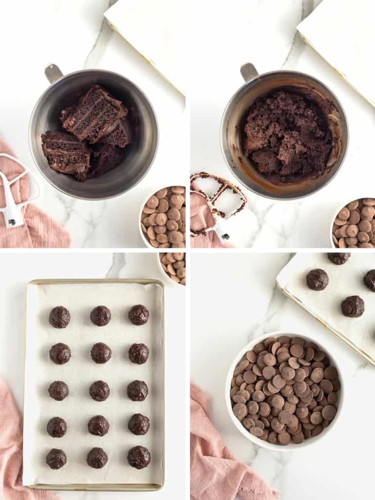 Leftover Cake Cake Balls - The BakerMama