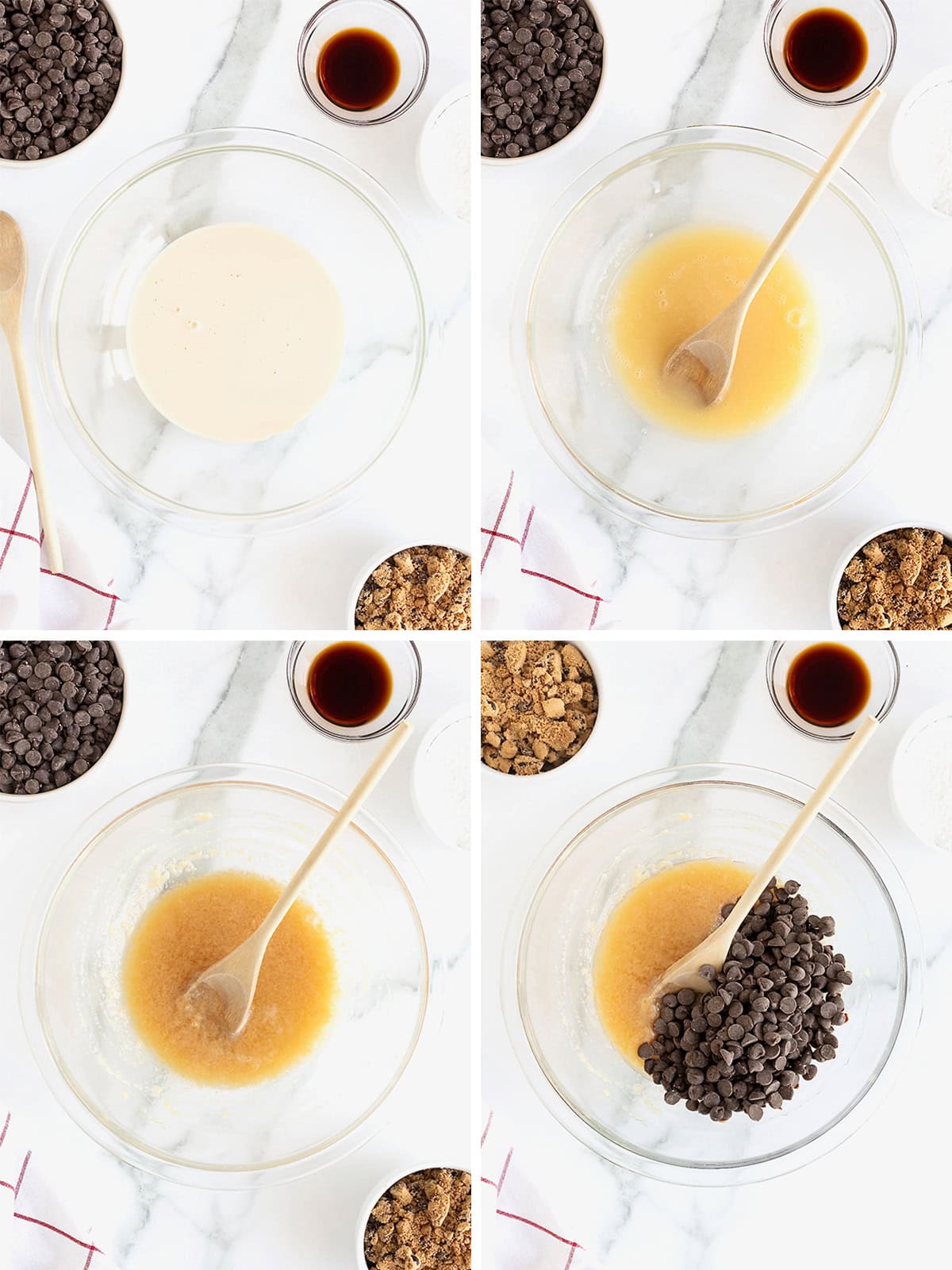 Steps to make fudge.