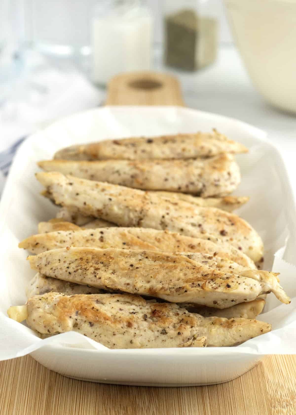 Pan-Seared Chicken Tenderloin by The BakerMama