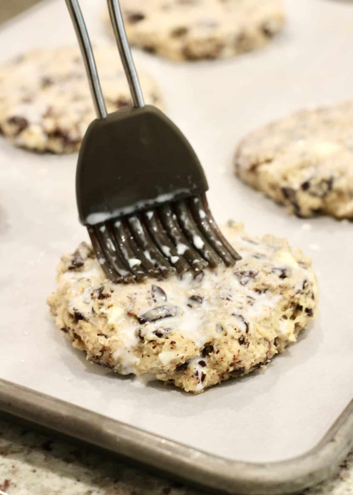 Chocolate Chunk Scones by The BakerMama