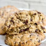 Chocolate Chunk Scones by The BakerMama