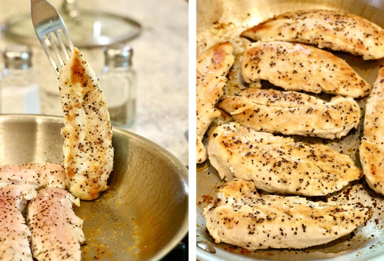 Basics by The BakerMama How to PanSear Chicken Tenderloins The