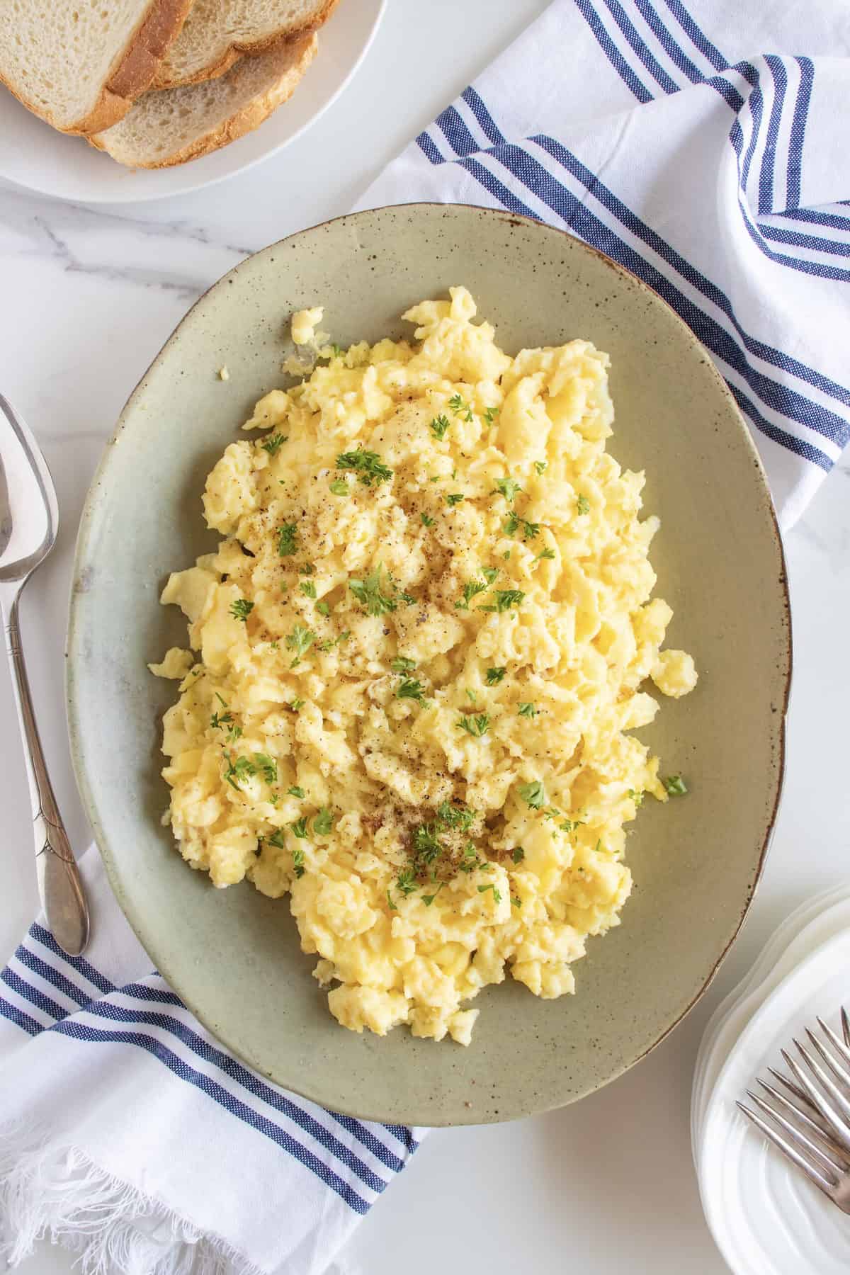 How to Soft Scramble Eggs by The BakerMama