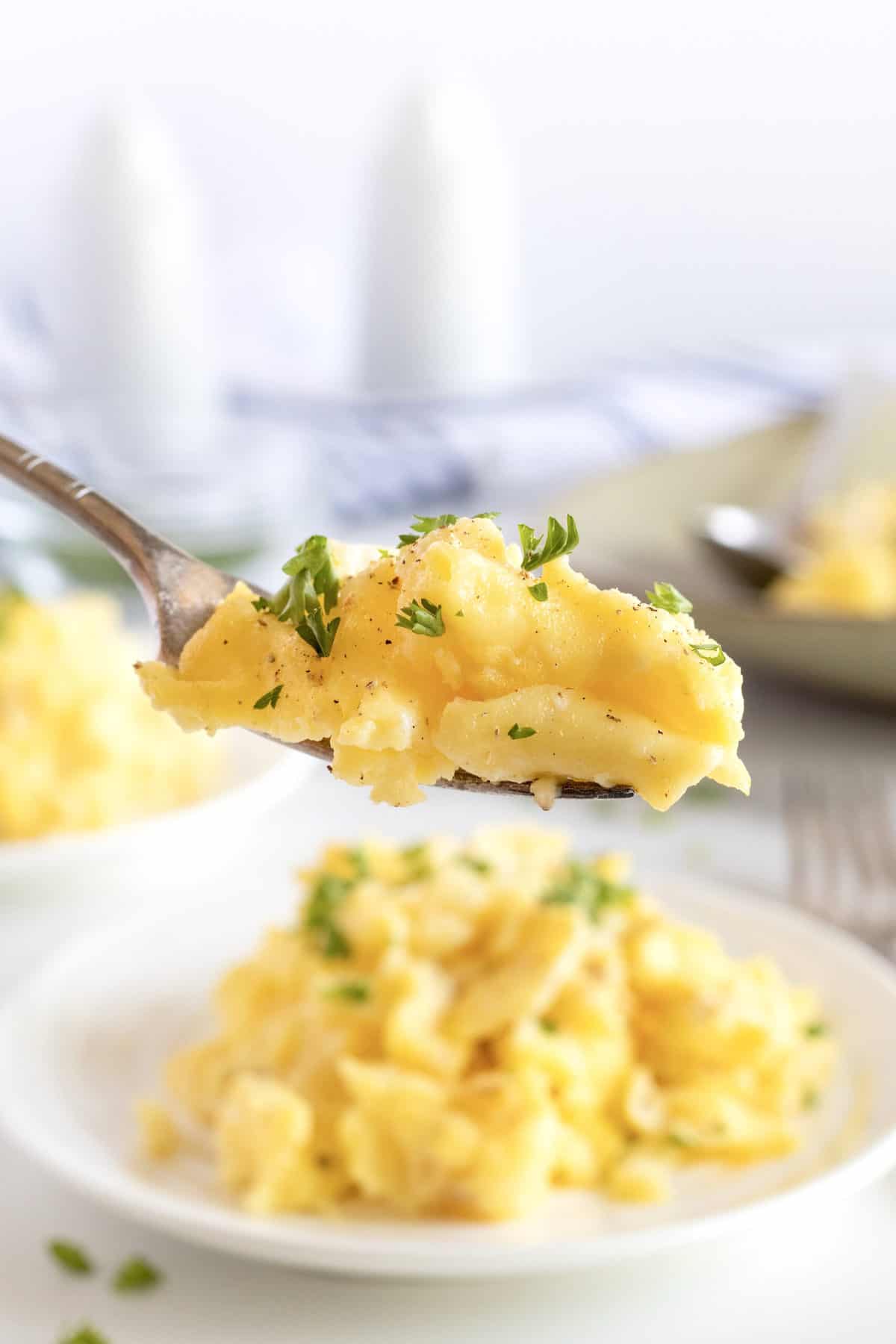 How to Soft Scramble Eggs by The BakerMama