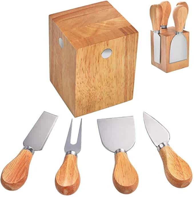 Magnetic Block Cheese Knife Set