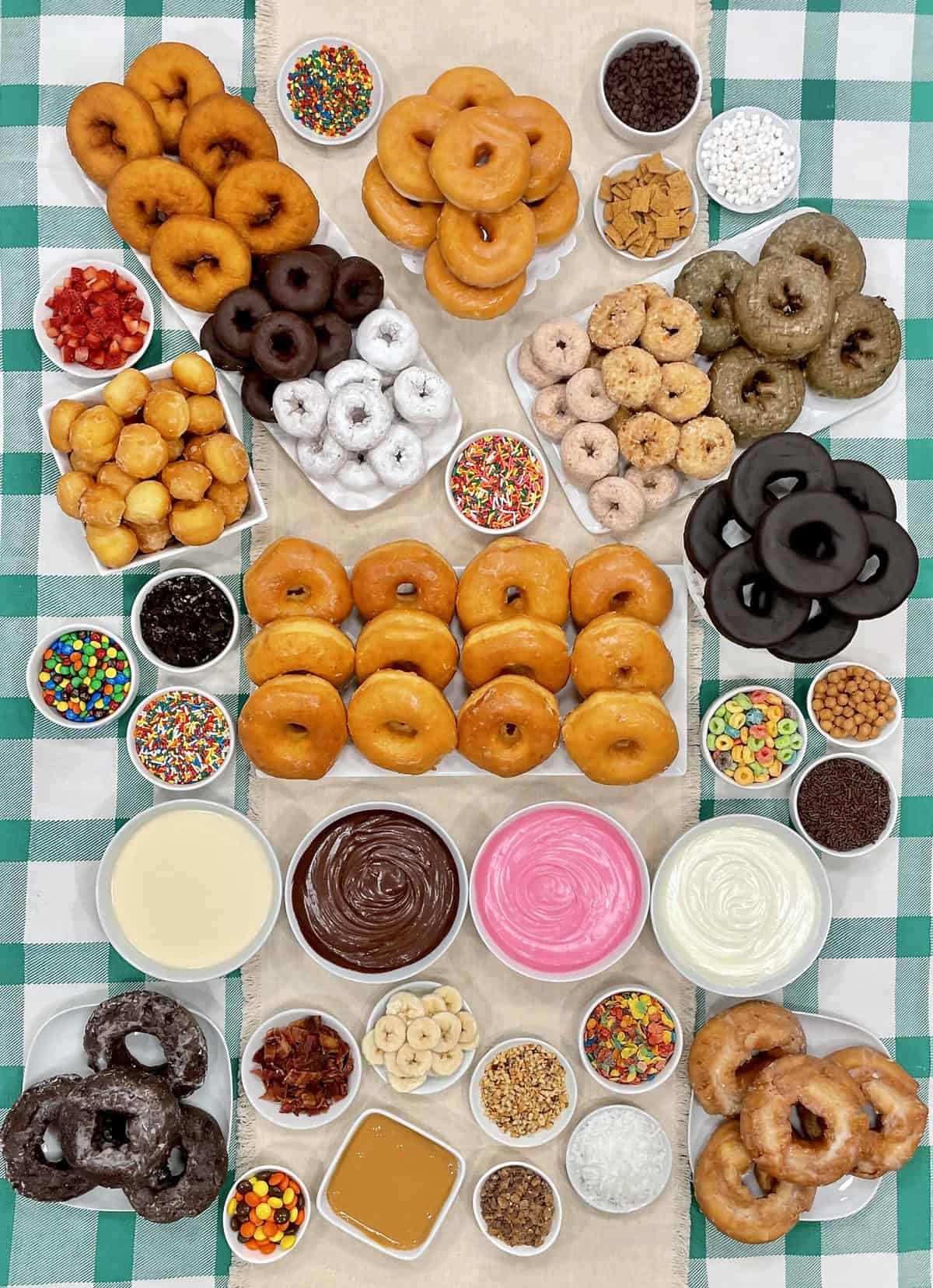 Decorate-Your-Own Donut Spread by The BakerMama