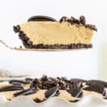 Chocolate Peanut Butter Ice Cream Pie by The BakerMama