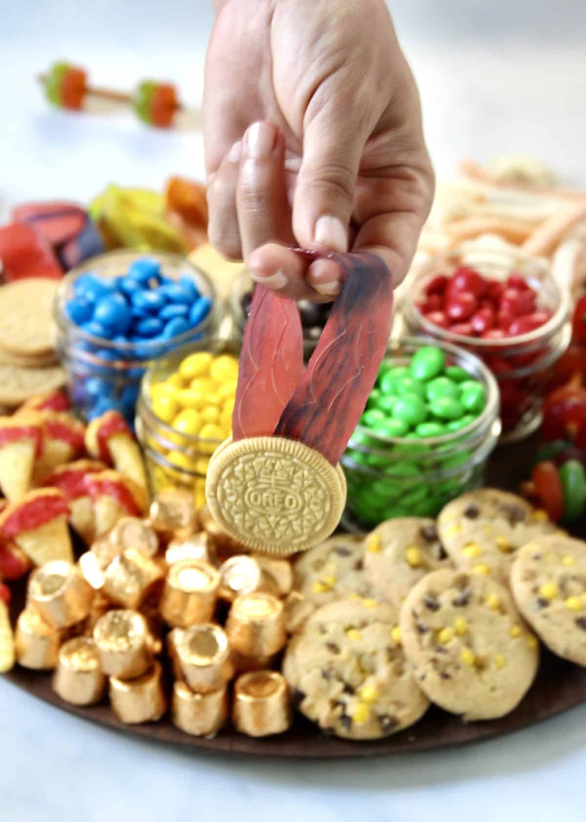 Olympics Snack Board by The BakerMama