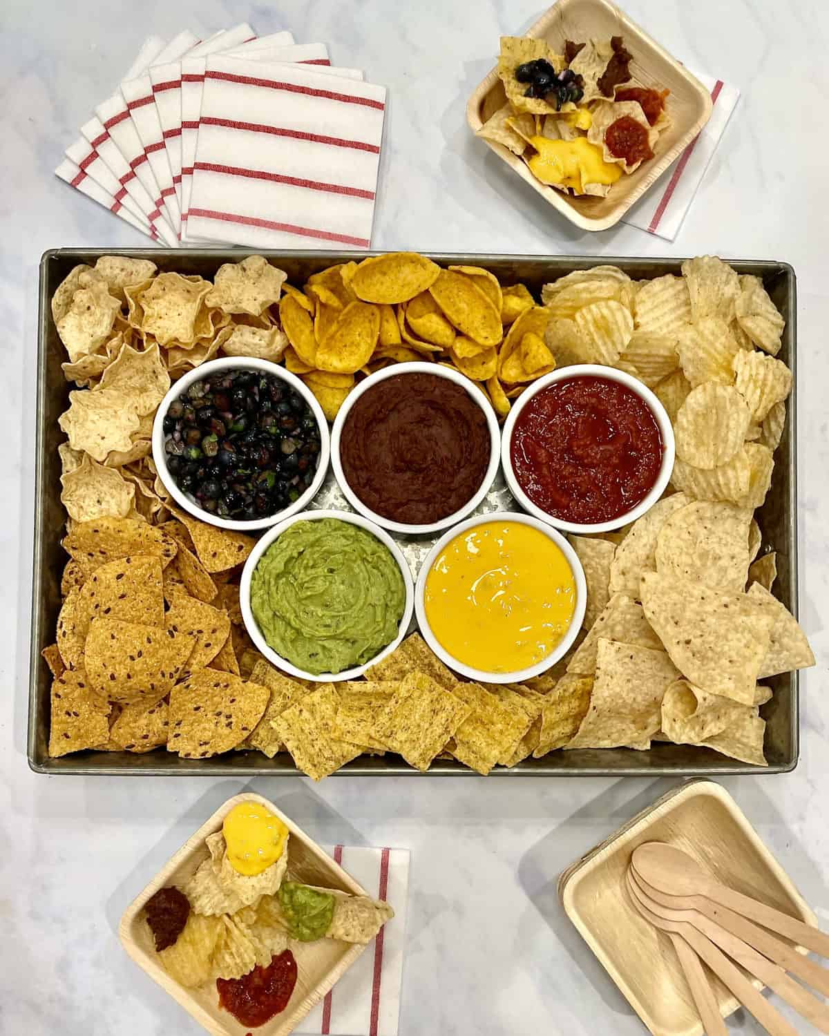 Olympic Chips and Dips Tray by The BakerMama