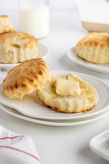 Homestyle Buttermilk Biscuits by The BakerMama