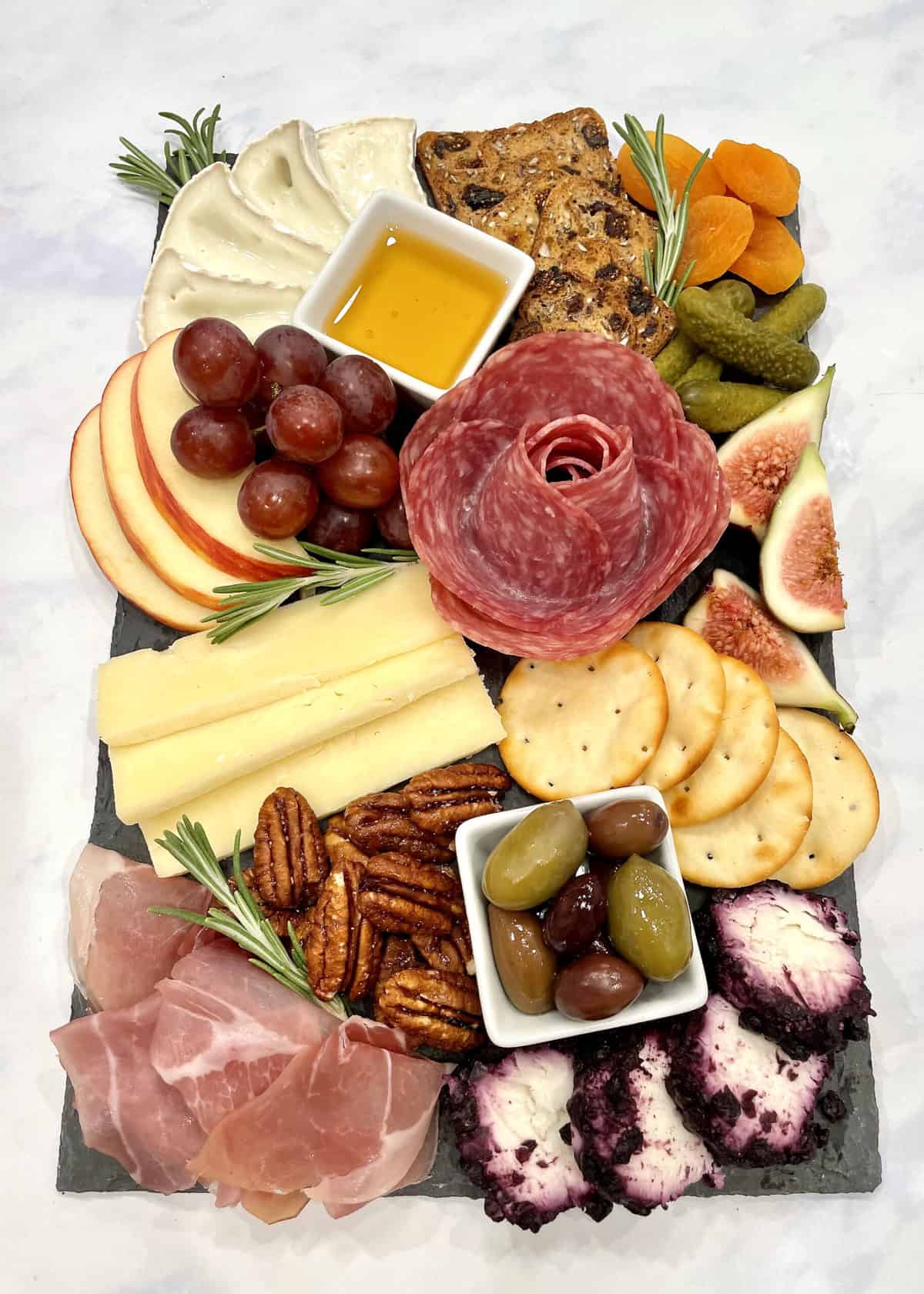 Mini Trader Joe's Cheese and Charcuterie Board by The BakerMama