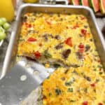 Sausage Egg Casserole by The BakerMama