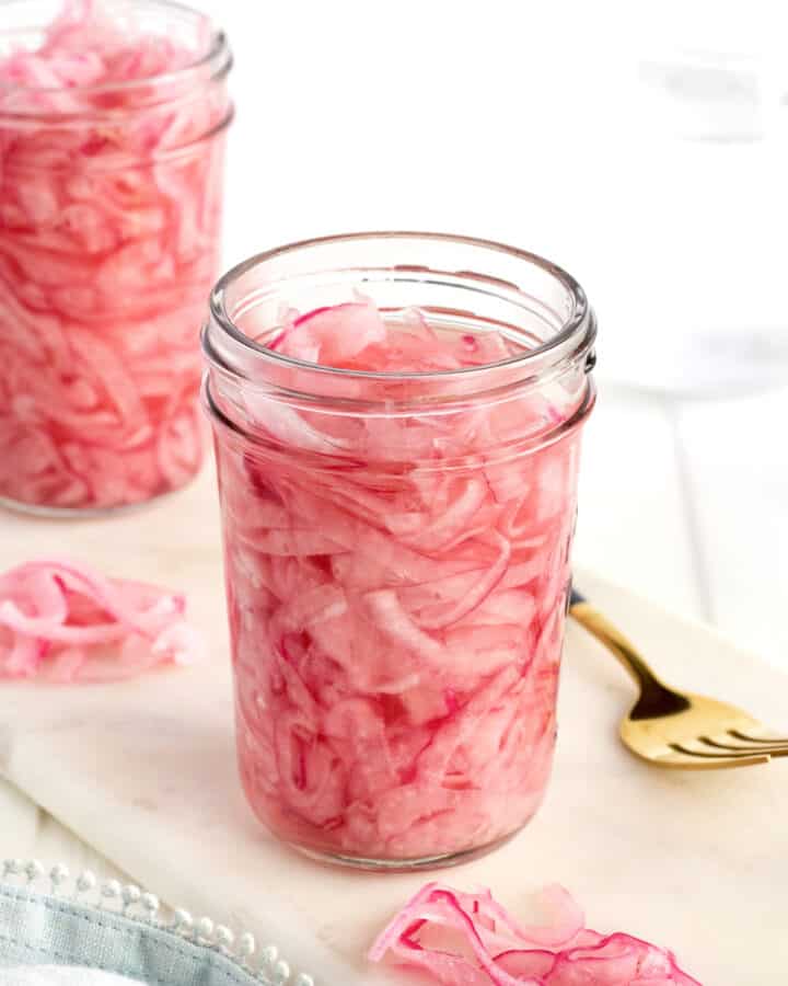 How to Pickle Red Onion by The BakerMama