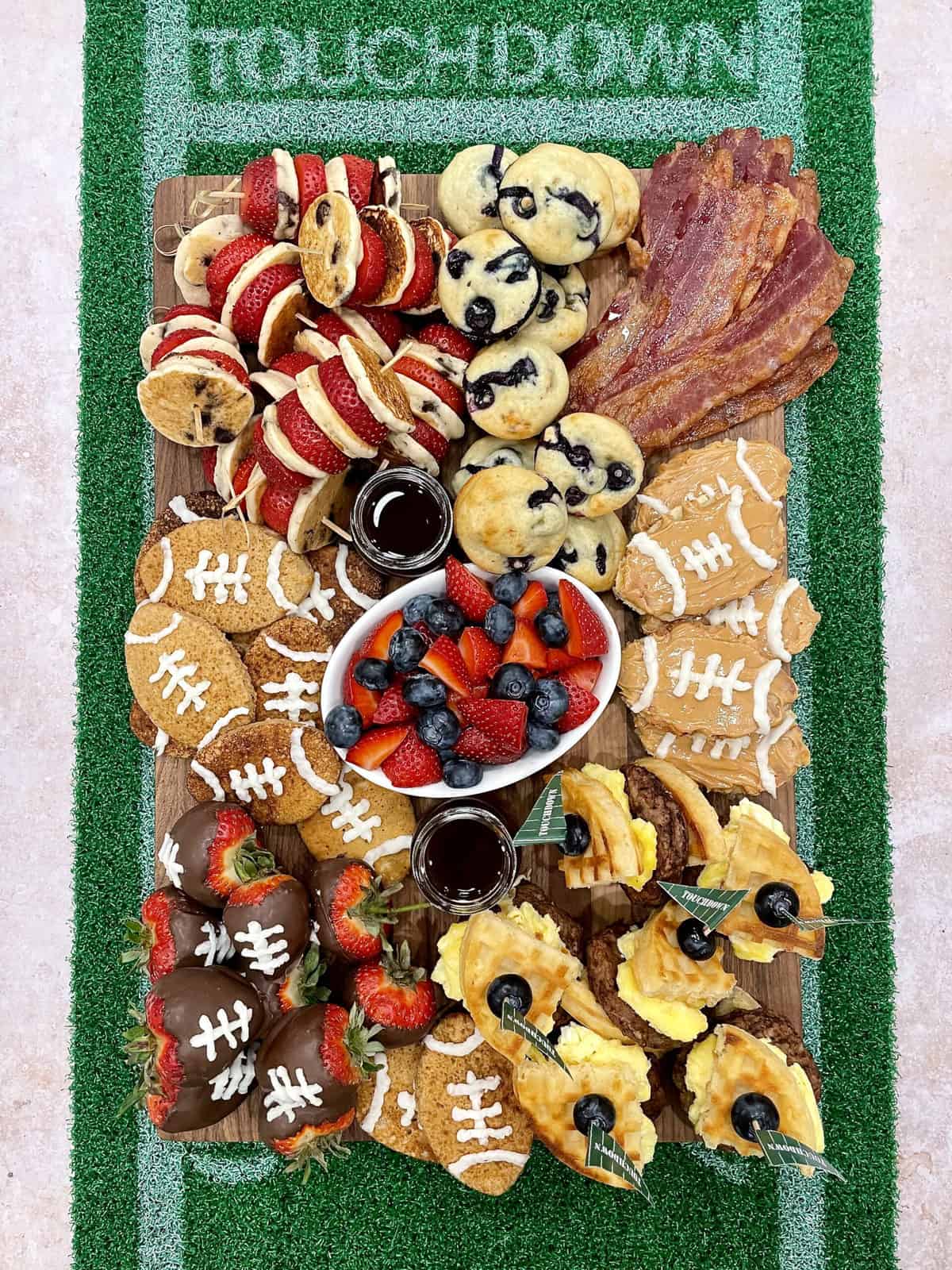 Tailgate Breakfast Board by The BakerMama