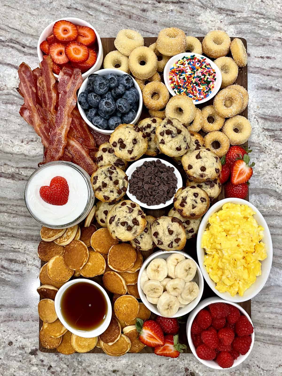 Kid-Friendly Breakfast Board by The BakerMama
