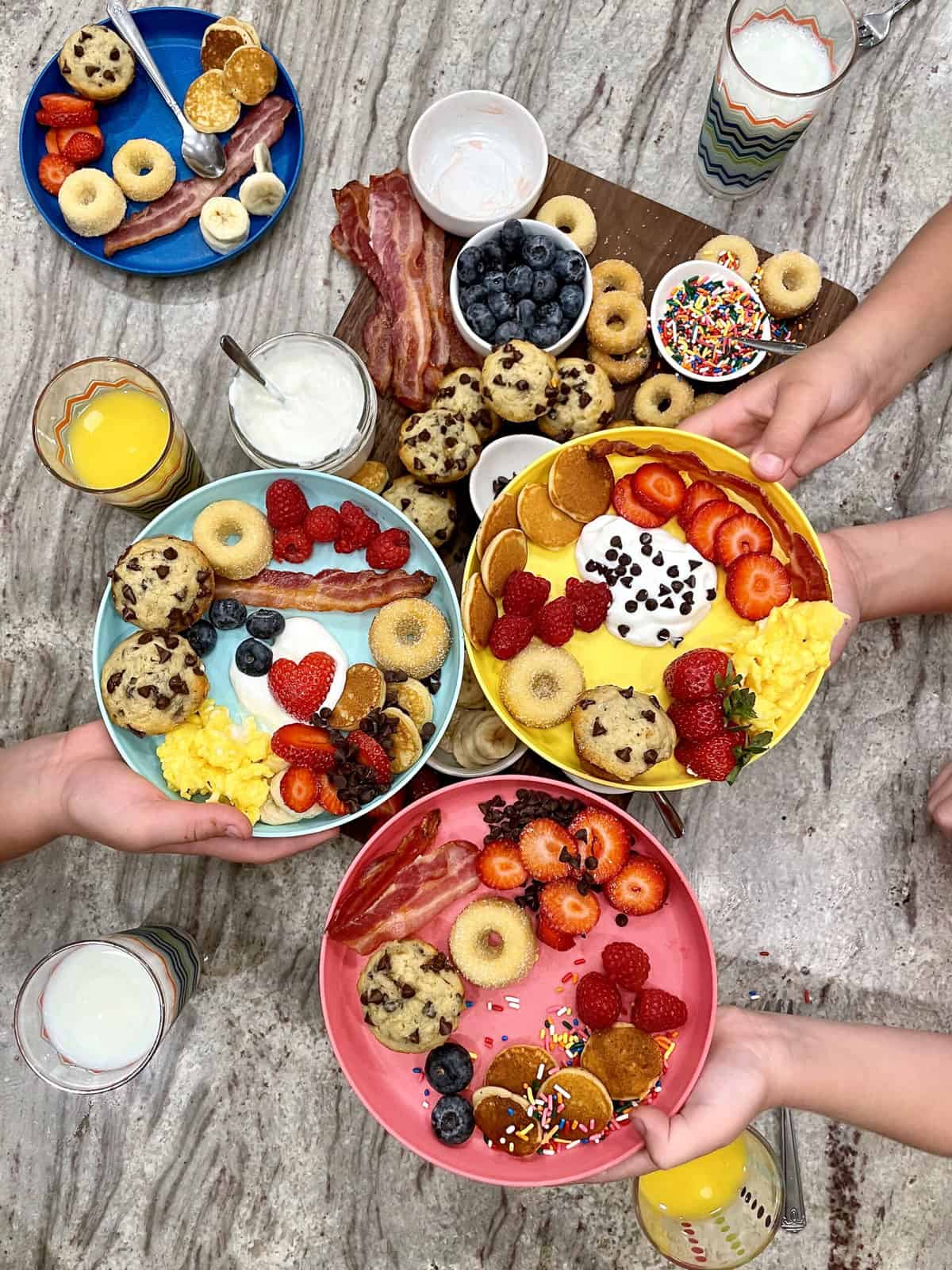 Kid-Friendly Breakfast Board by The BakerMama
