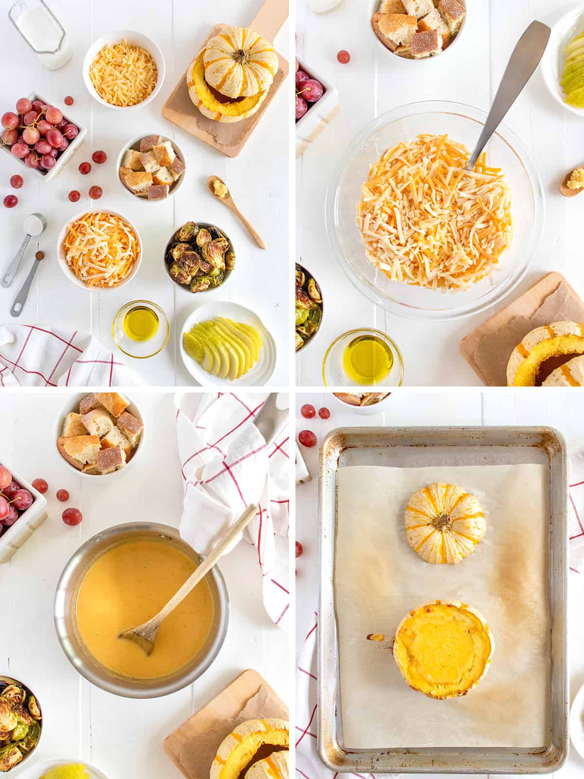 Gouda and Cheddar Cheese Fondue by The BakerMama