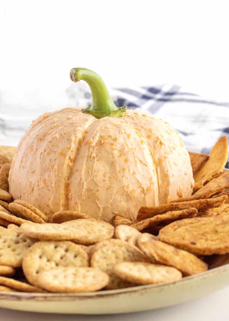 Pumpkin Cheese Ball by The BakerMama