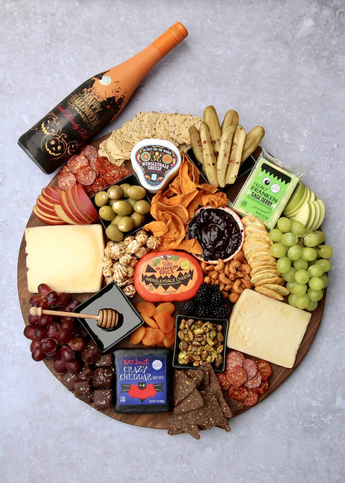 Halloween Cheese Board by The BakerMama