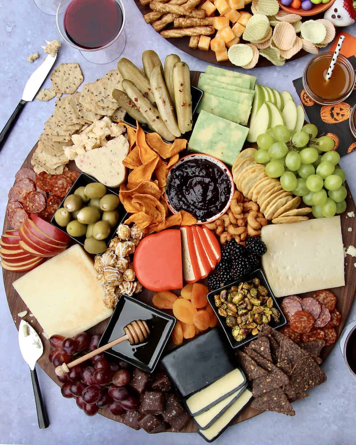 Halloween Cheese Board by The BakerMama